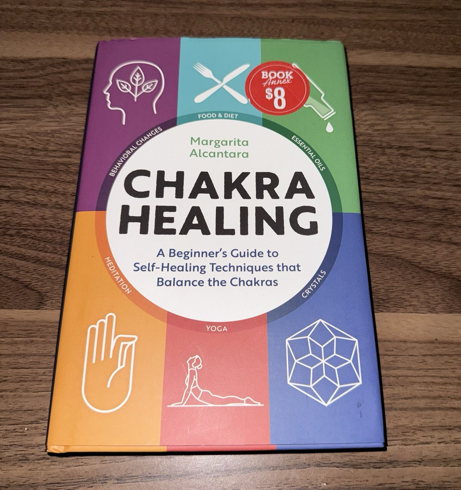 Chakra Healing Hardcover by Margarita Alcantara Guide to Chakras Meditation Yoga