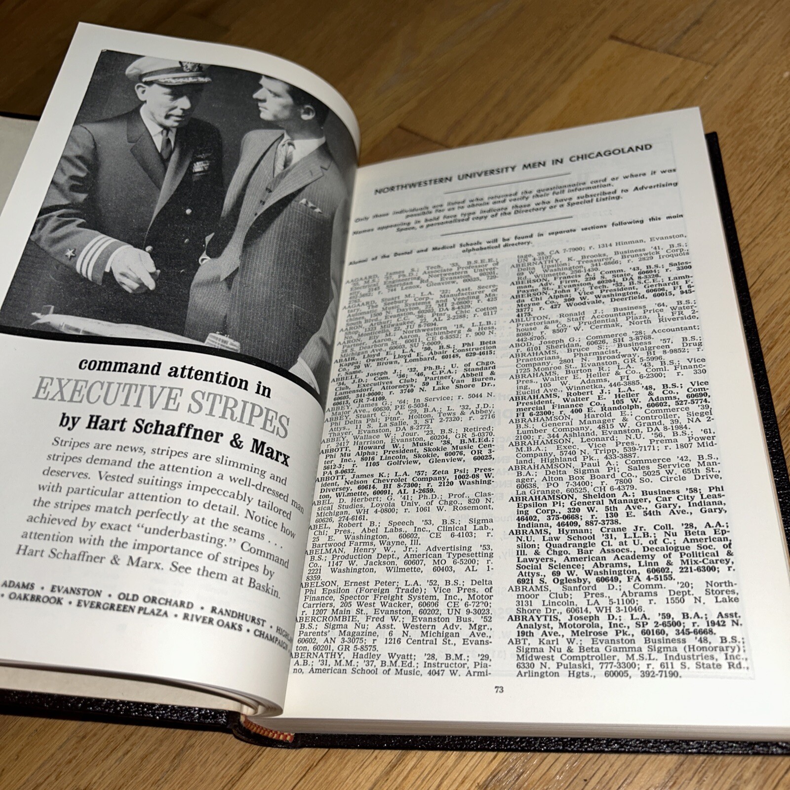 1967 NORTHWESTERN UNIVERSITY ALUMNI DIRECTORY of the CHICAGO AREA 592 pages