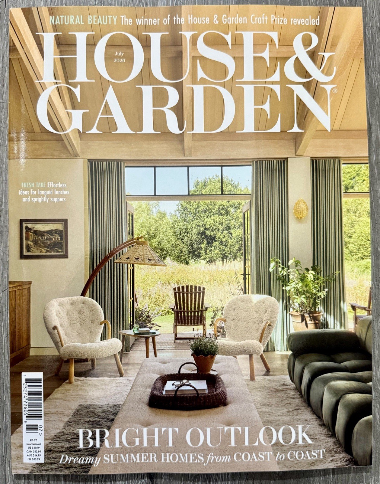 HOUSE & GARDEN MAGAZINE – UK – JULY 2026- BRAND NEW