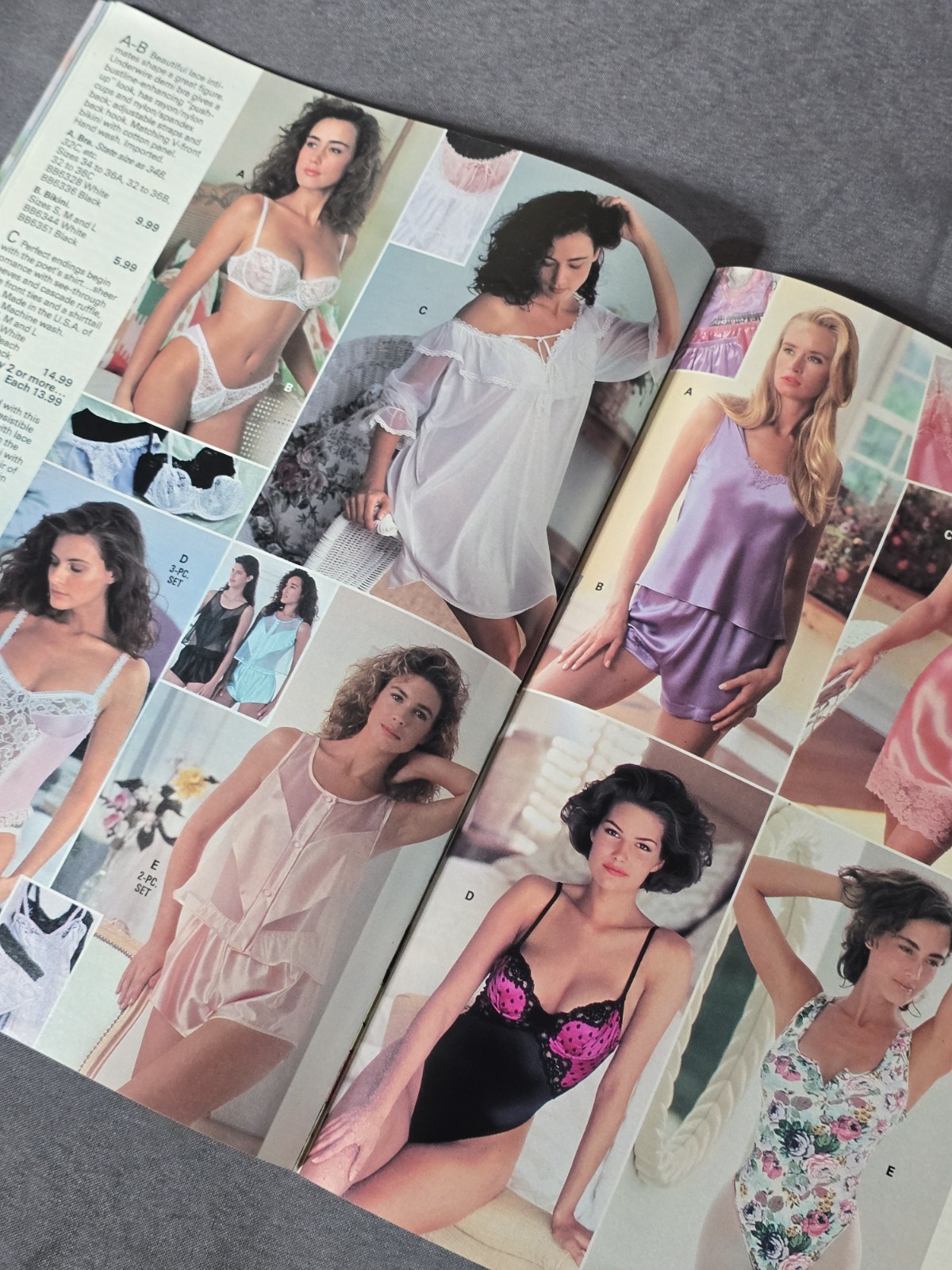 Vintage Avon Fashions Catalog Magazine Spring 1992 Lingerie Bikinis Clothing