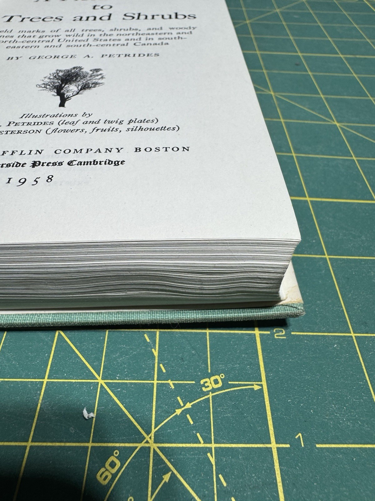 A Field Guide To Trees and Shrubs by George A. Petrides, 1958 Hardcover 1st Ed.