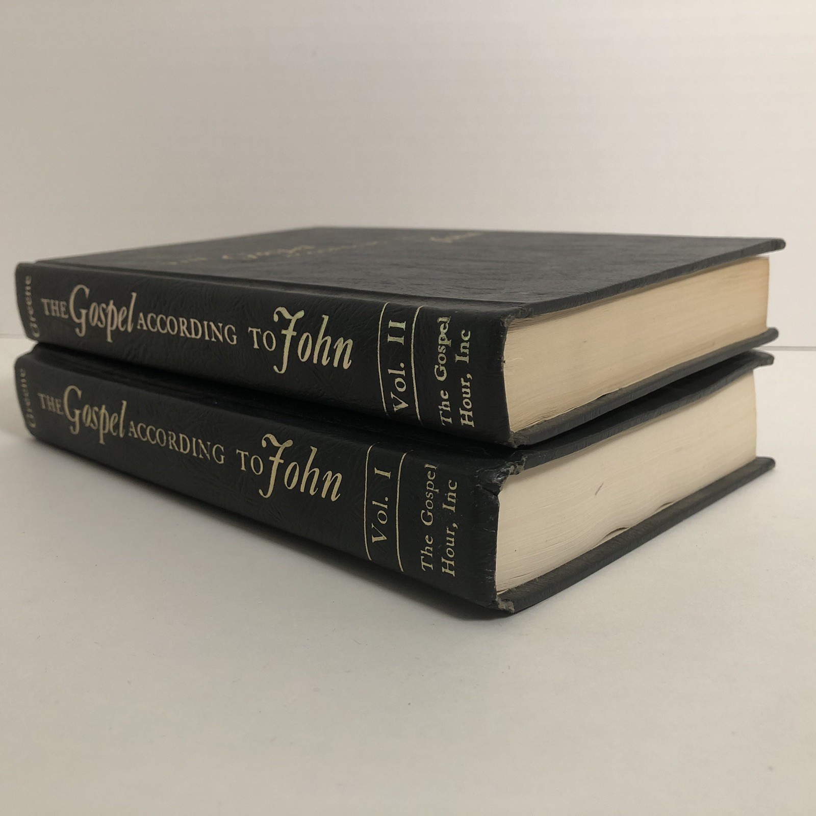 The Gospel According To John Vol I & II The Gospel Hour Inc 1966 Oliver Greene