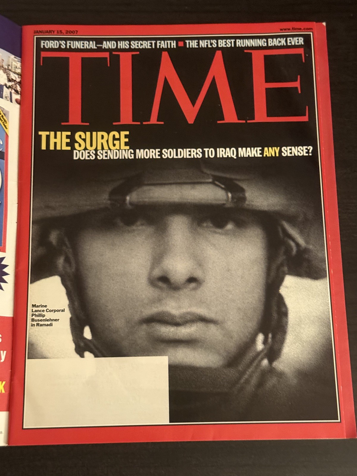 2007 Time Magazine January 15 The Surge Newsstand High Grade -W/Cover Protector