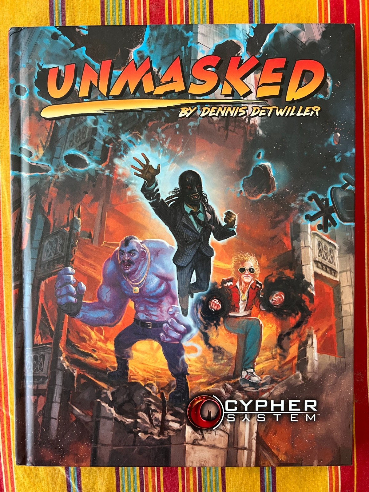 Monte Cook Cypher RPG ~ Unmasked ~ NM 2017 Hardcover ~ Free shipping