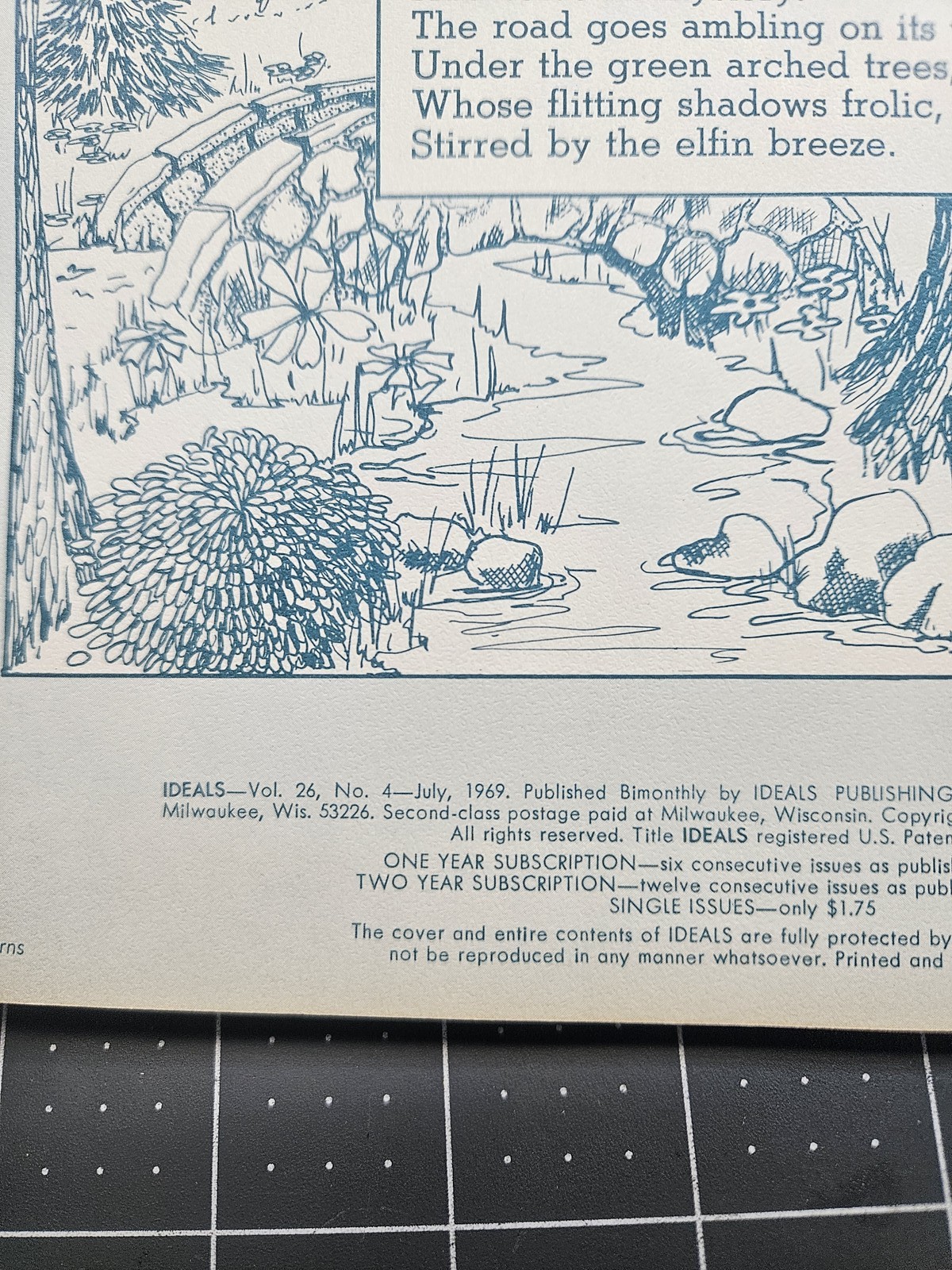 Rustic Ideals Magazine July 1969 Vol. 26 No. 4 Bimonthly Vintage Country Living