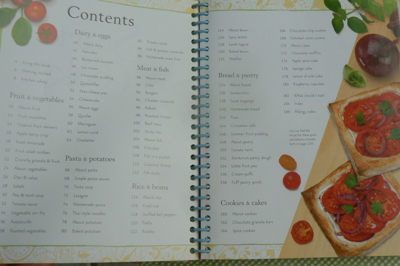 Usborne START TO COOK, spiral-hardcover, NEW Abigail Wheatley 190-pages EDC