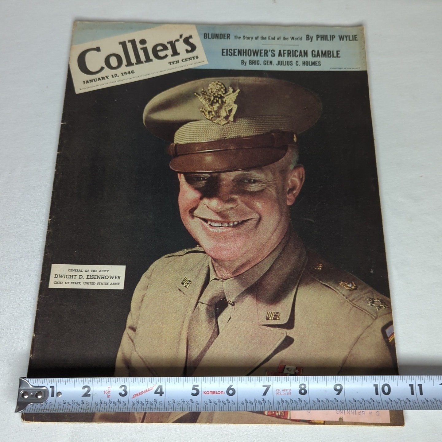 Colliers January 12, 1946 Post WW2 Coverage Eisenhower’s African Gamble