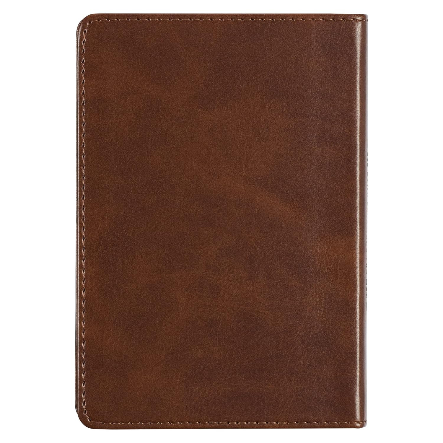 One Minute with God for Men 365 Devotions, Brown Faux Leather Flexcover