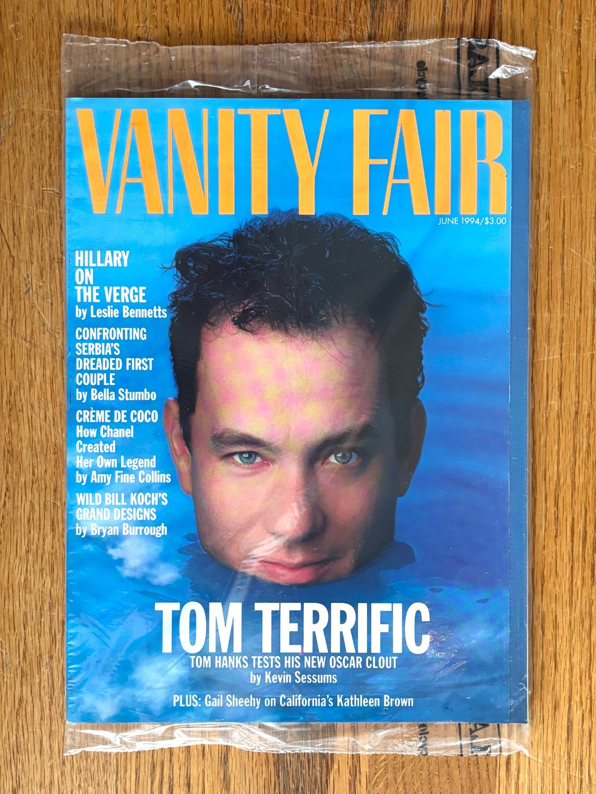 New and Sealed VANITY FAIR Magazine June 1994 Tom Hanks