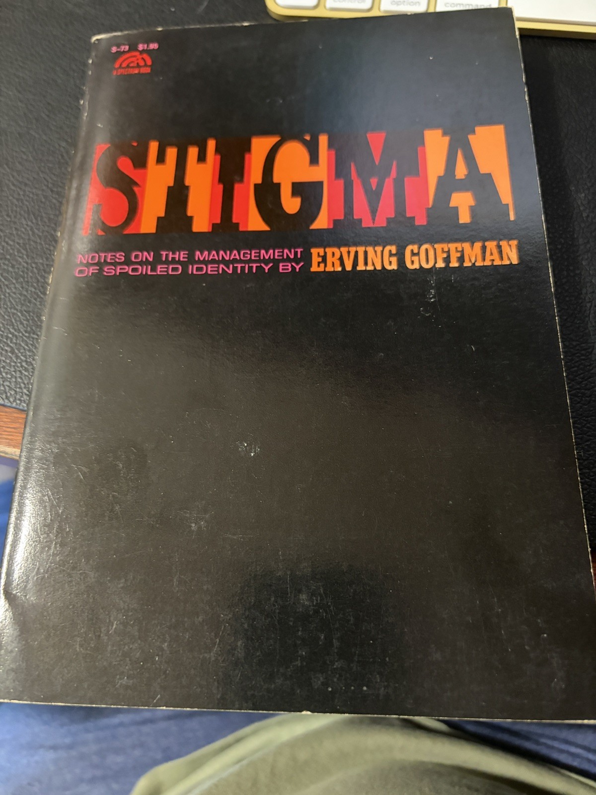 STIGMA Notes on the Management of Spoiled Identity by Erving Goffman Softcover