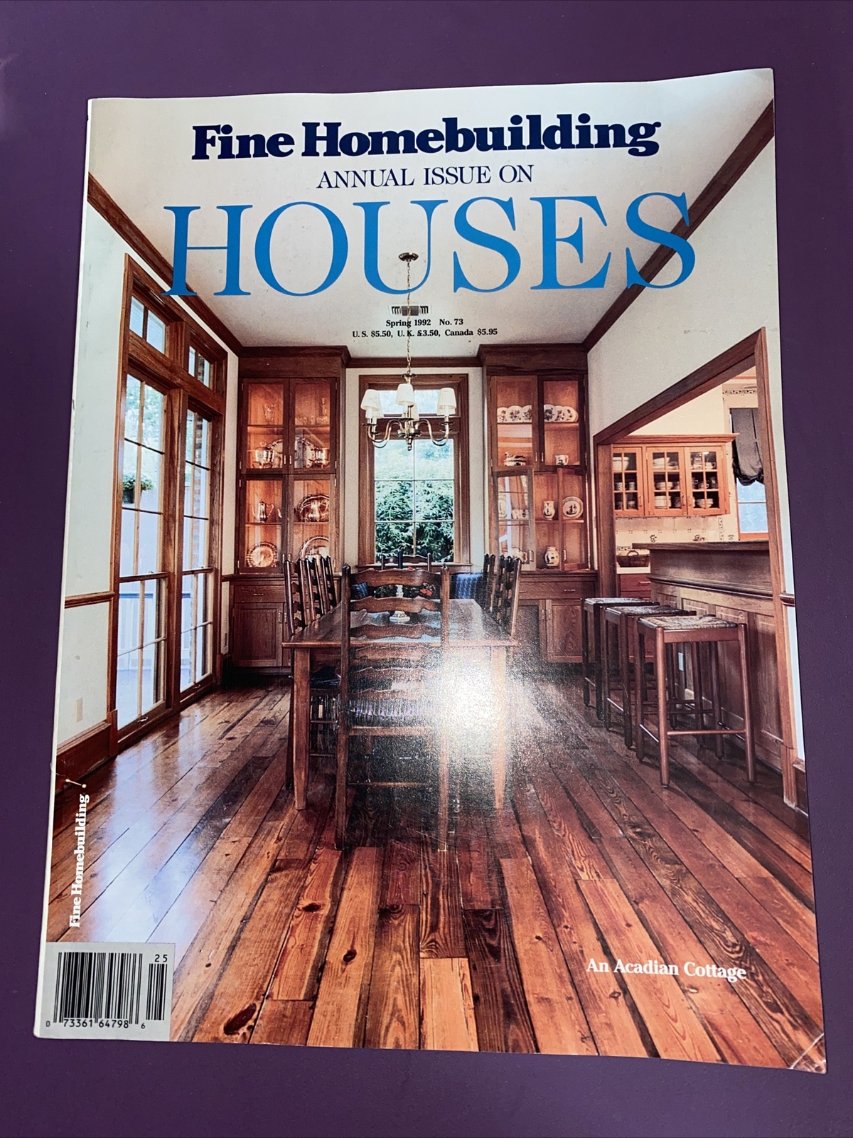 Fine Homebuilding • Spring 1992 #73 • Annual Issue on Houses 118 PAGES FREESHIP