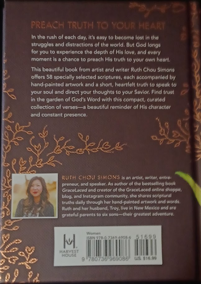 Garden of Truth (2018 Hardcover) Christian Devotional, Illustrated Scripture