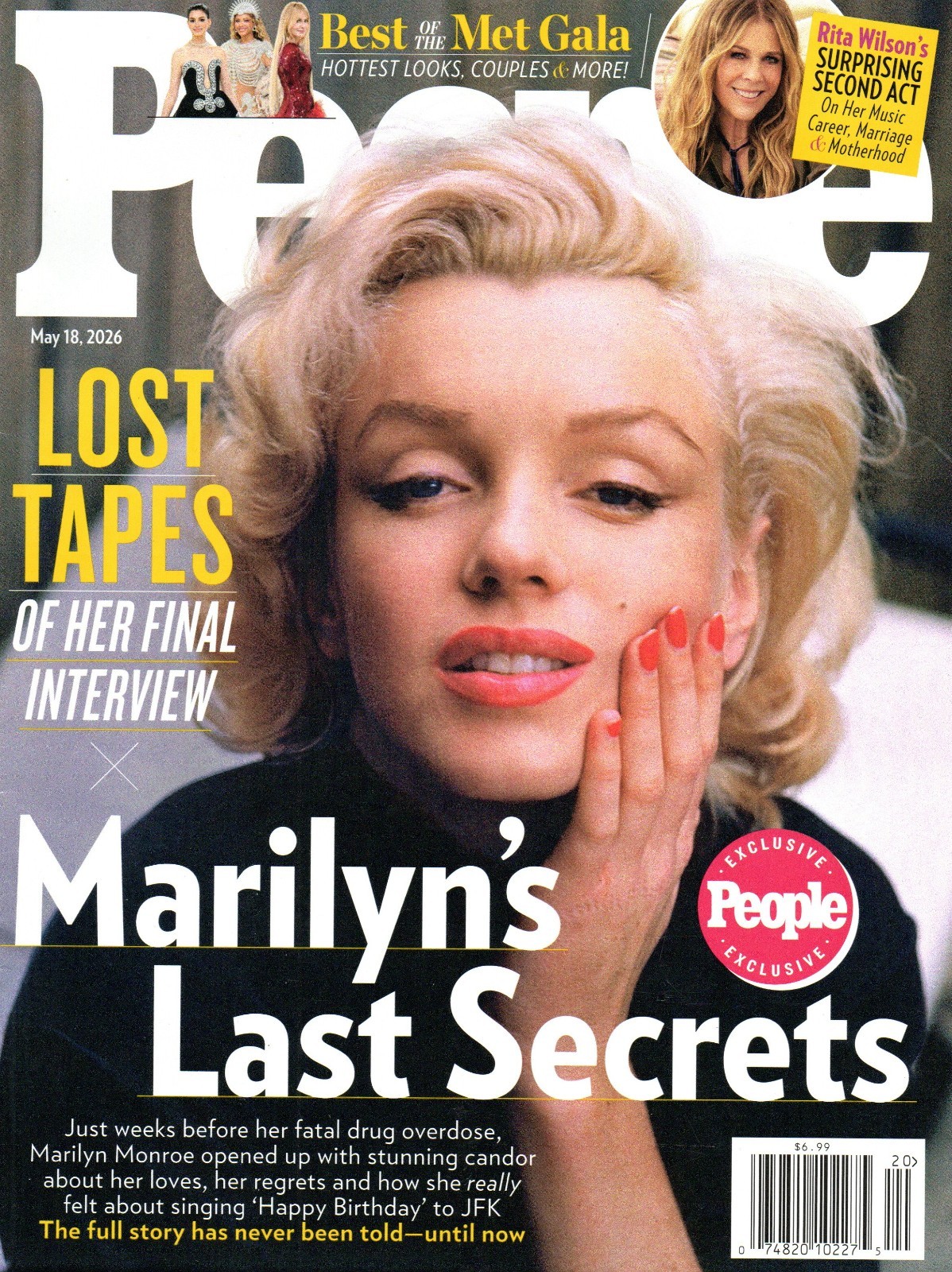 People Magazine May 18 2026 Marilyn Monroe Rita Wilson Paul Anthony Kelly