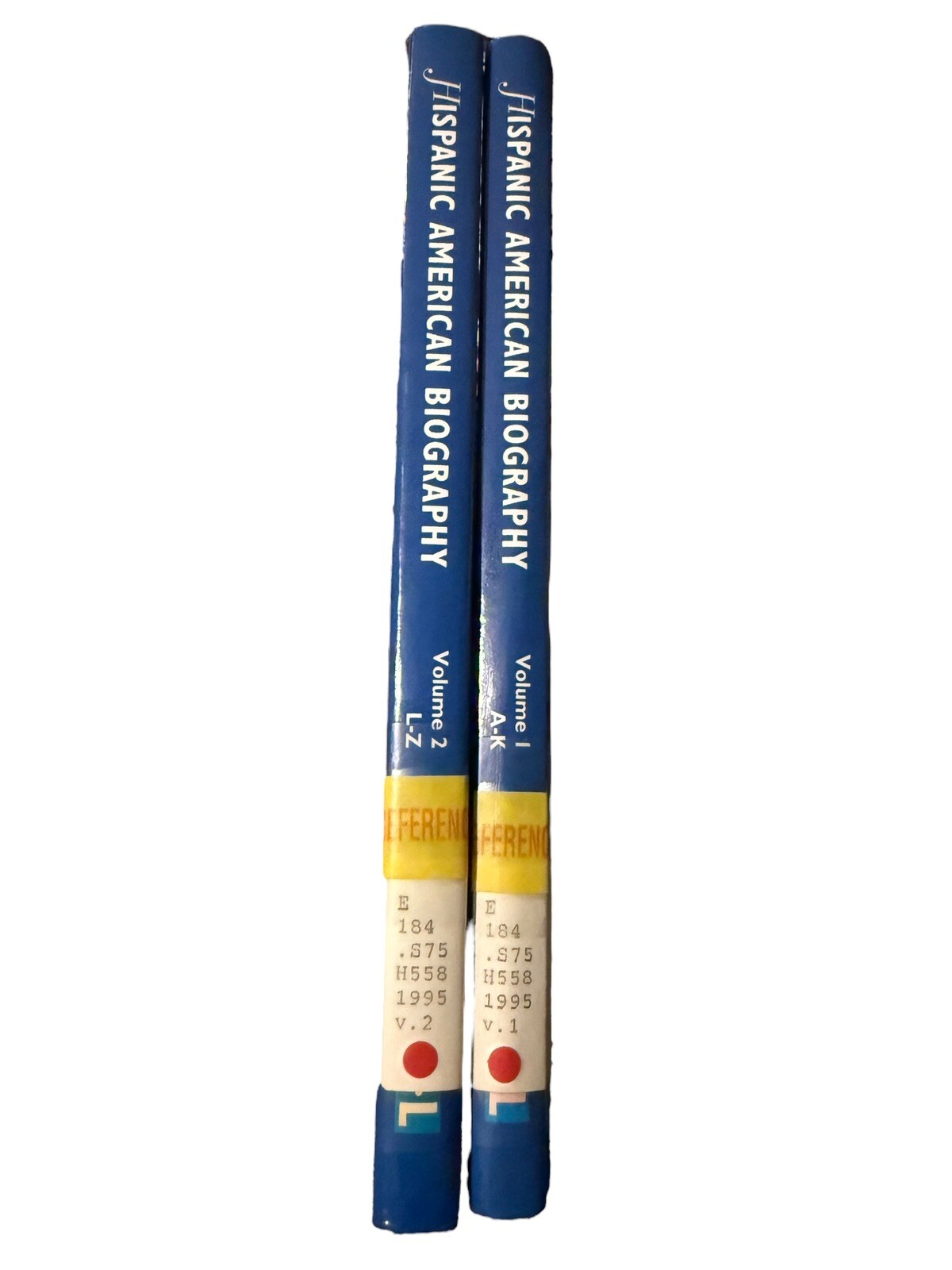 Hispanic American Biography 2 VOL Set. By: Rob Angel. Hardcover. 1995￼