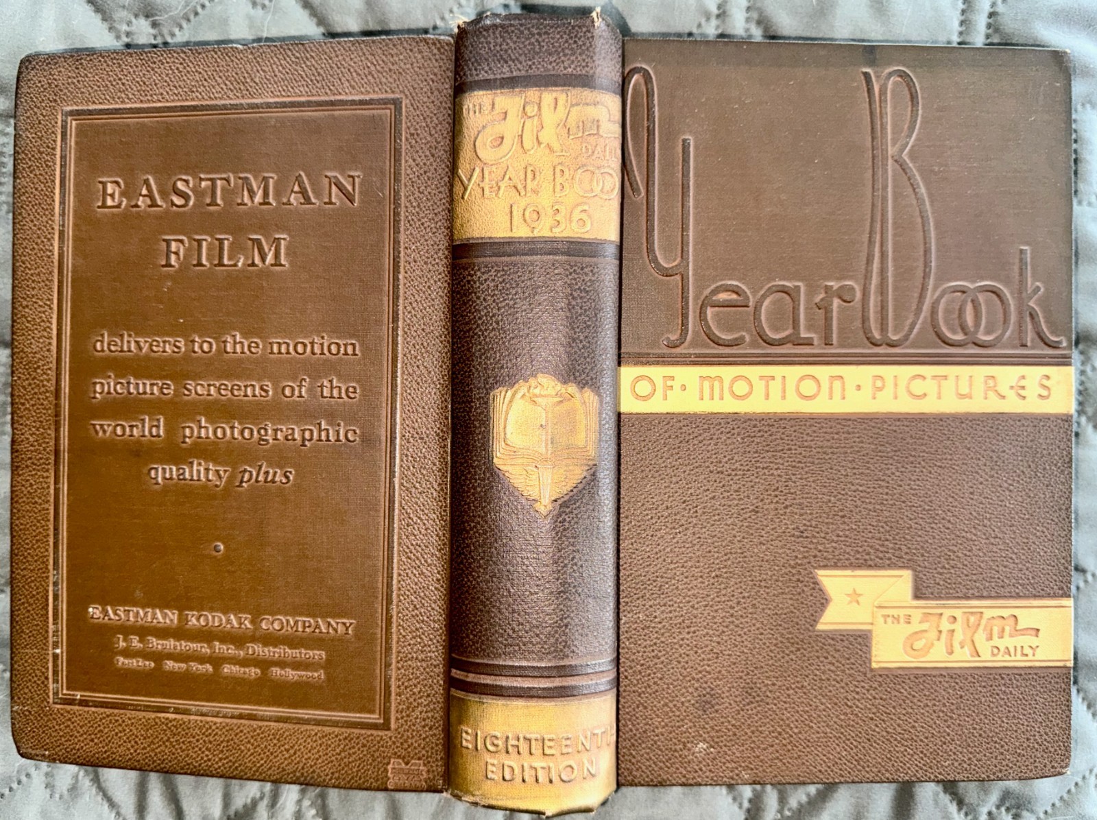 1936 FILM DAILY YEAR BOOK of MOTION PICTURES 1216 pages, w/Pix, facts 1stHB RARE