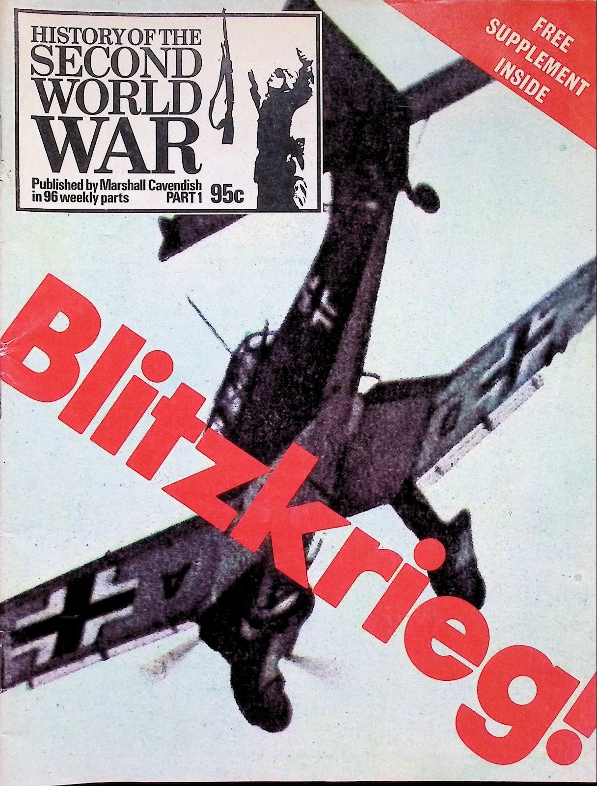 HISTORY OF THE SECOND WORLD WAR – LOT OF 5 – 1973-1974 ***FREE SHIPPING***