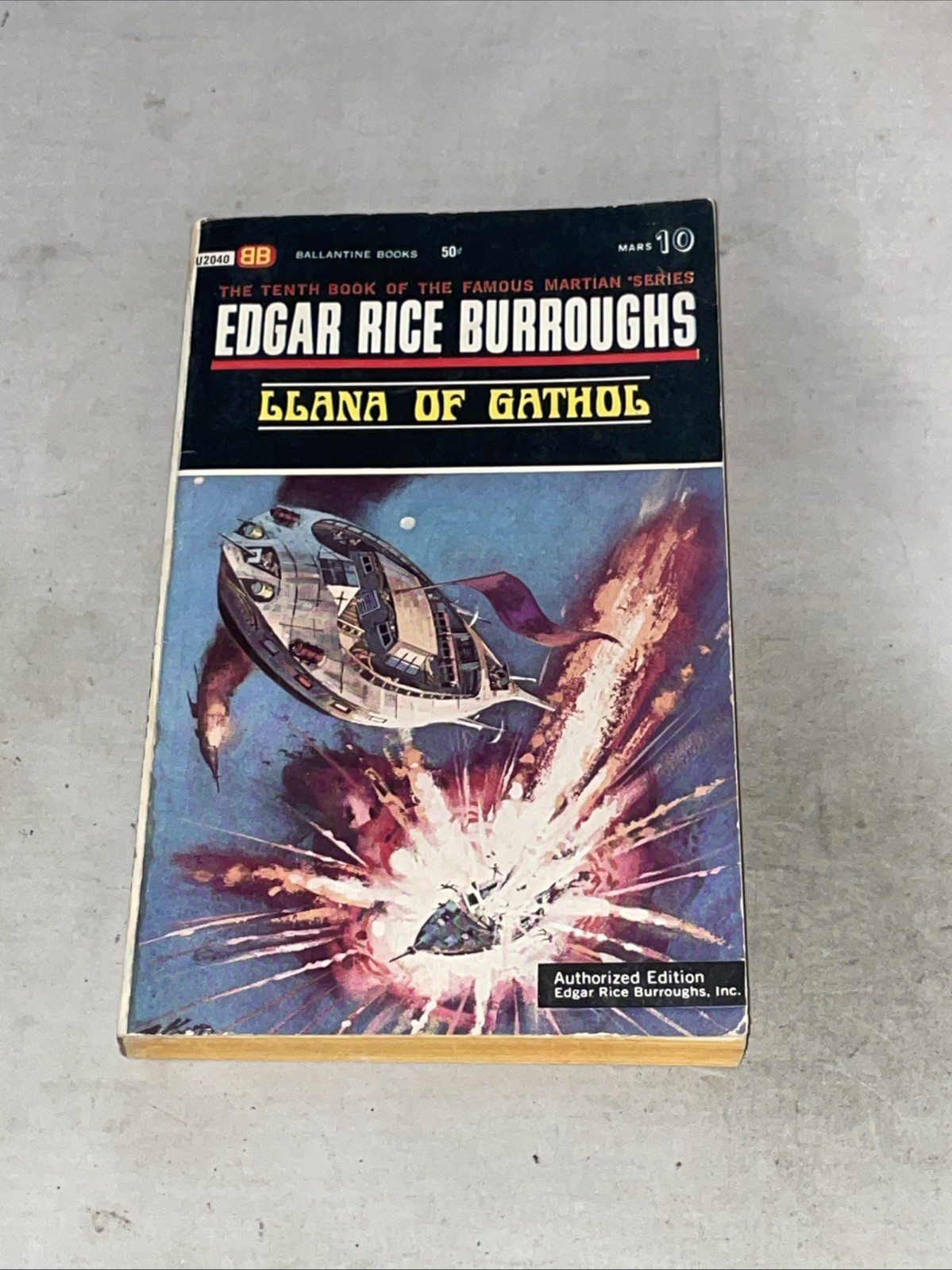 Llana of Gathol by Edgar Burroughs (1963, First Ballantine Edition) Vintage Rare
