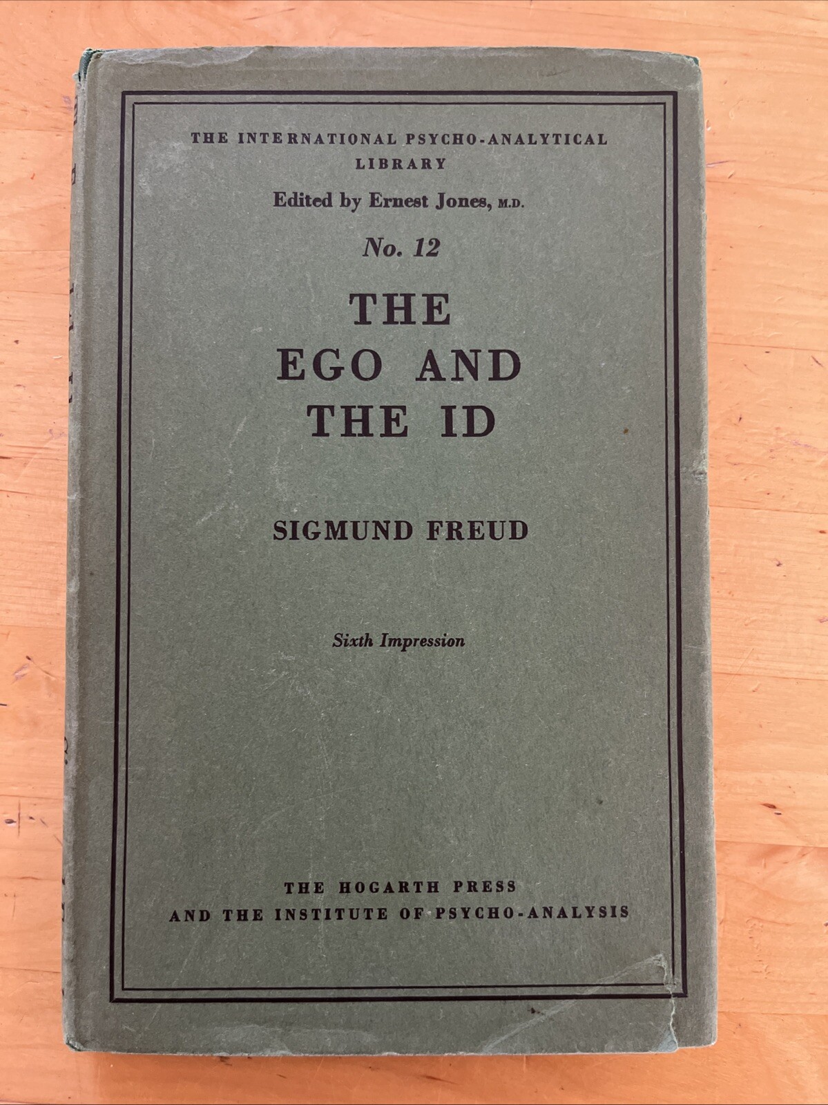 1957 – Sigmund Freud – HC DJ – The Ego and the Id vtg Psychoanalysis Psychology