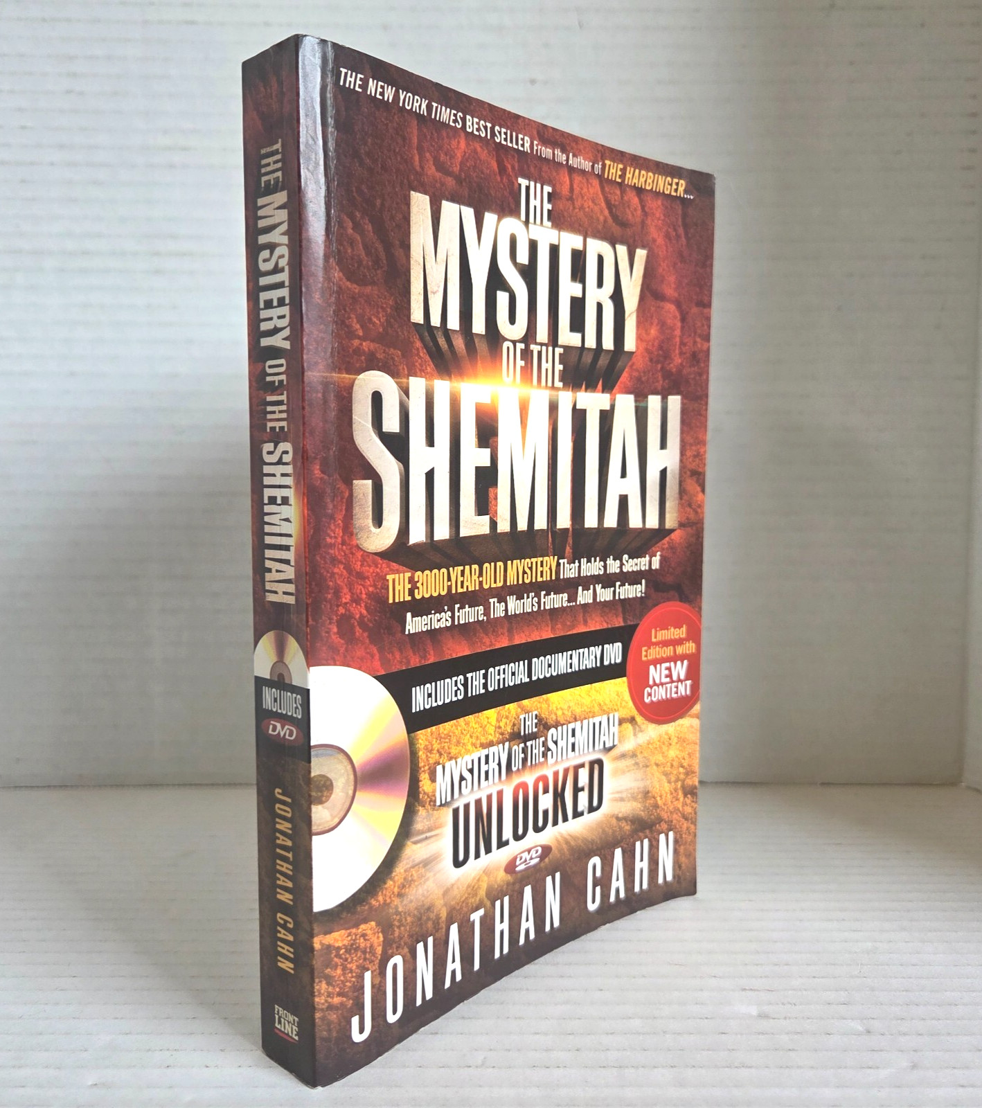 The Mystery of the Shemitah -Jonathan Cahn 2015 with sealed DVD Religion Bible