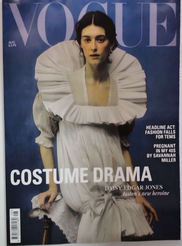 Vogue UK magazine August 2026 Daisy Edgar-Jones: Jane Austen’s new heroine