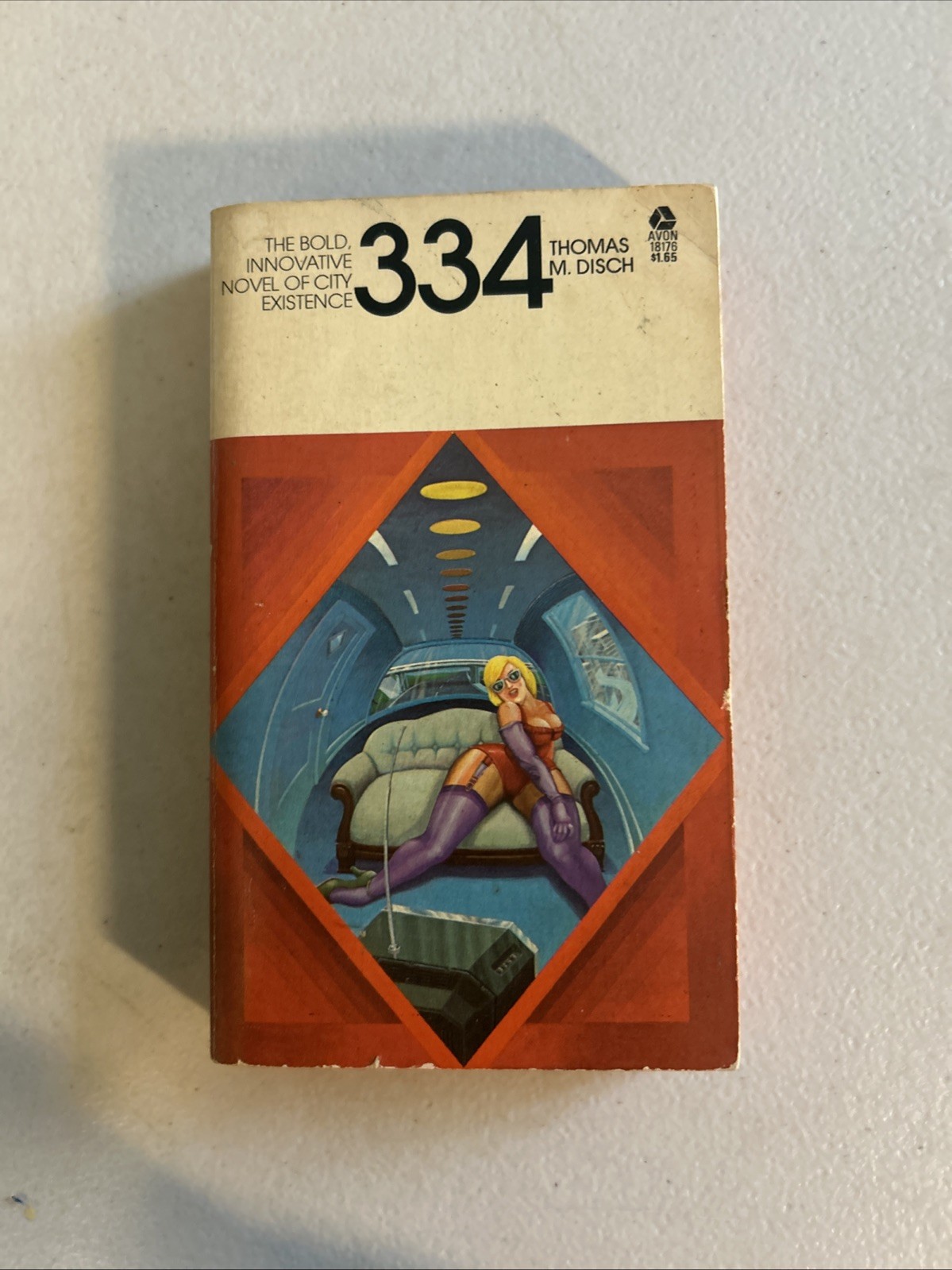 334 Novel by Thomas M Disch 1974 First Edition Avon Paperback