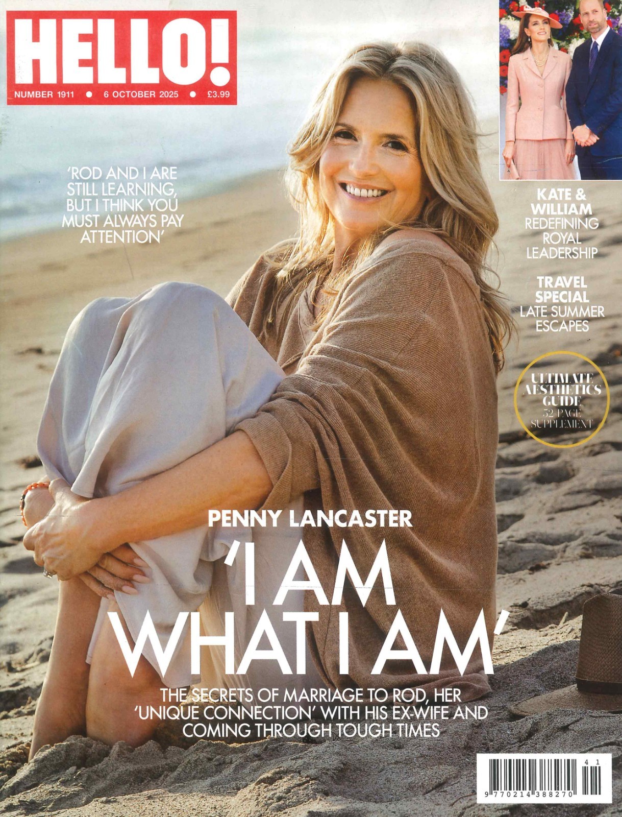 HELLO! Magazine: Penny Lancaster, Rod Stewart, Princess Kate & William, 6.10.25