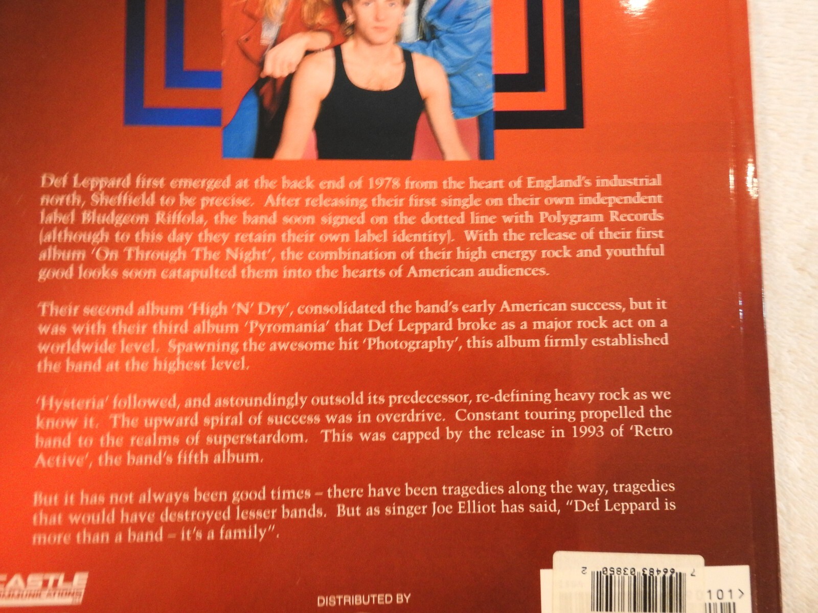 “DEF LEPPARD No Safety Net” by Chris Collingwood BRAND NEW TRADE PAPERBACK!!