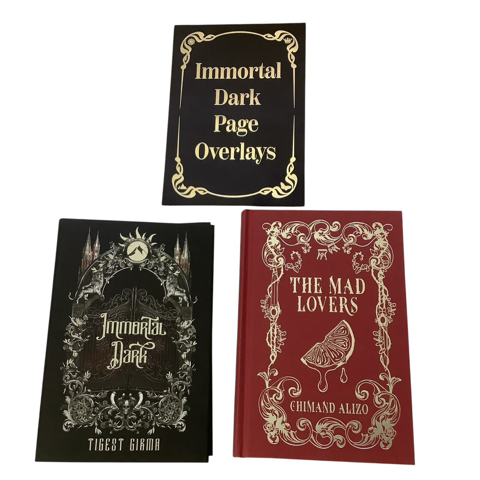 Signed Immortal Dark Tigest Girma with Page Overlays Owlcrate New