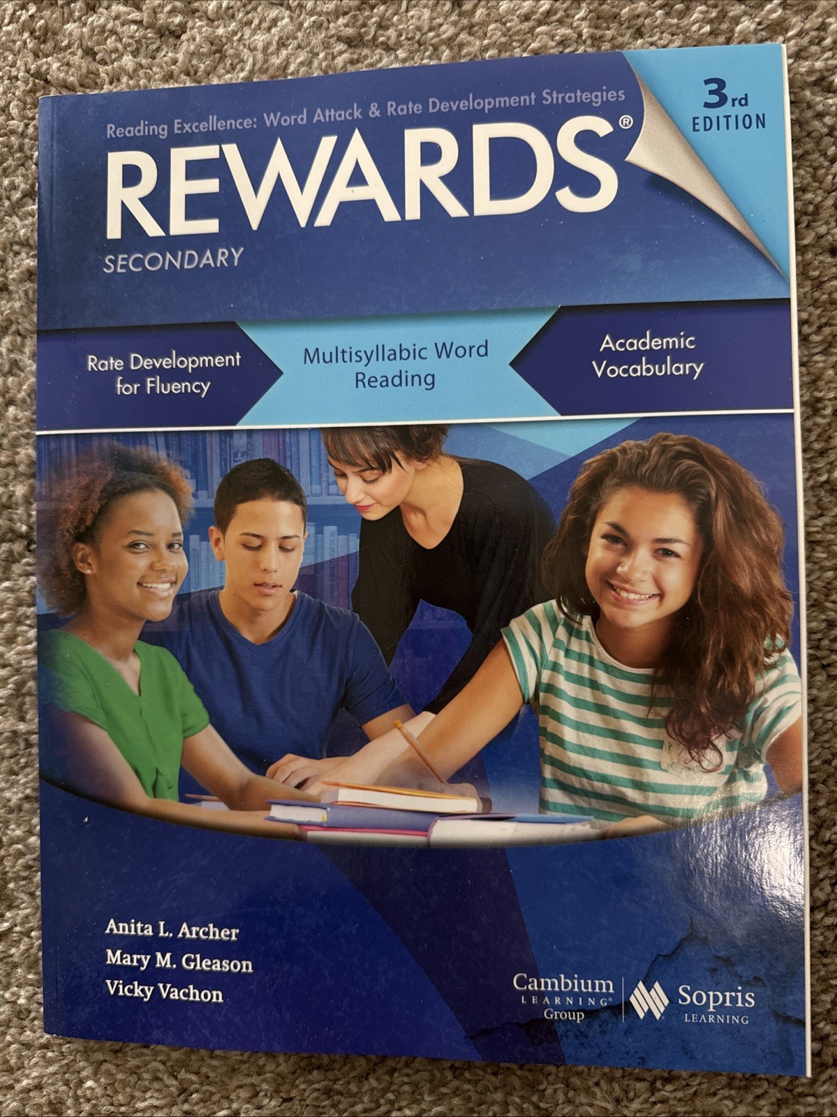 Rewards: Multisyllabic Word Reading, Student Book, Secondary Level, New