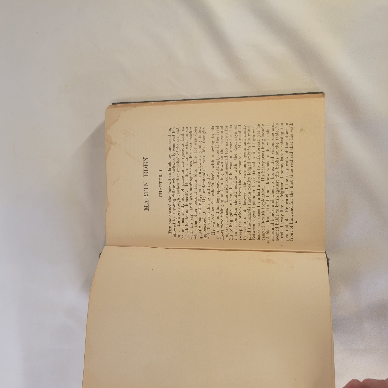 Jack London Martin Eden Macmillan 1915 Cloth Reprint Hardcover Book English