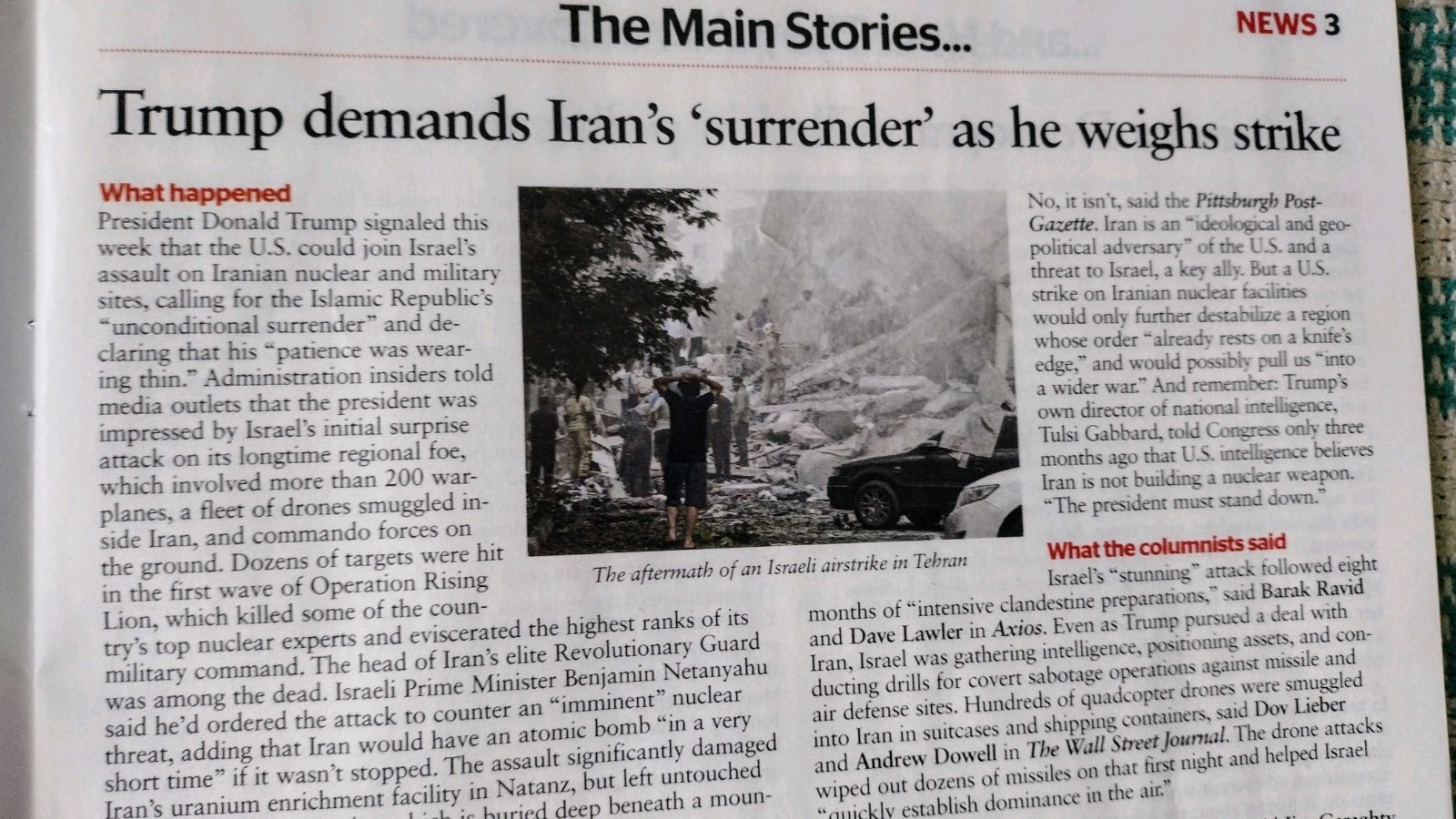 THE WEEK BEST of U.S.& INTERNATIONAL MEDIA IRAN ON THE BRINK June 27,2025