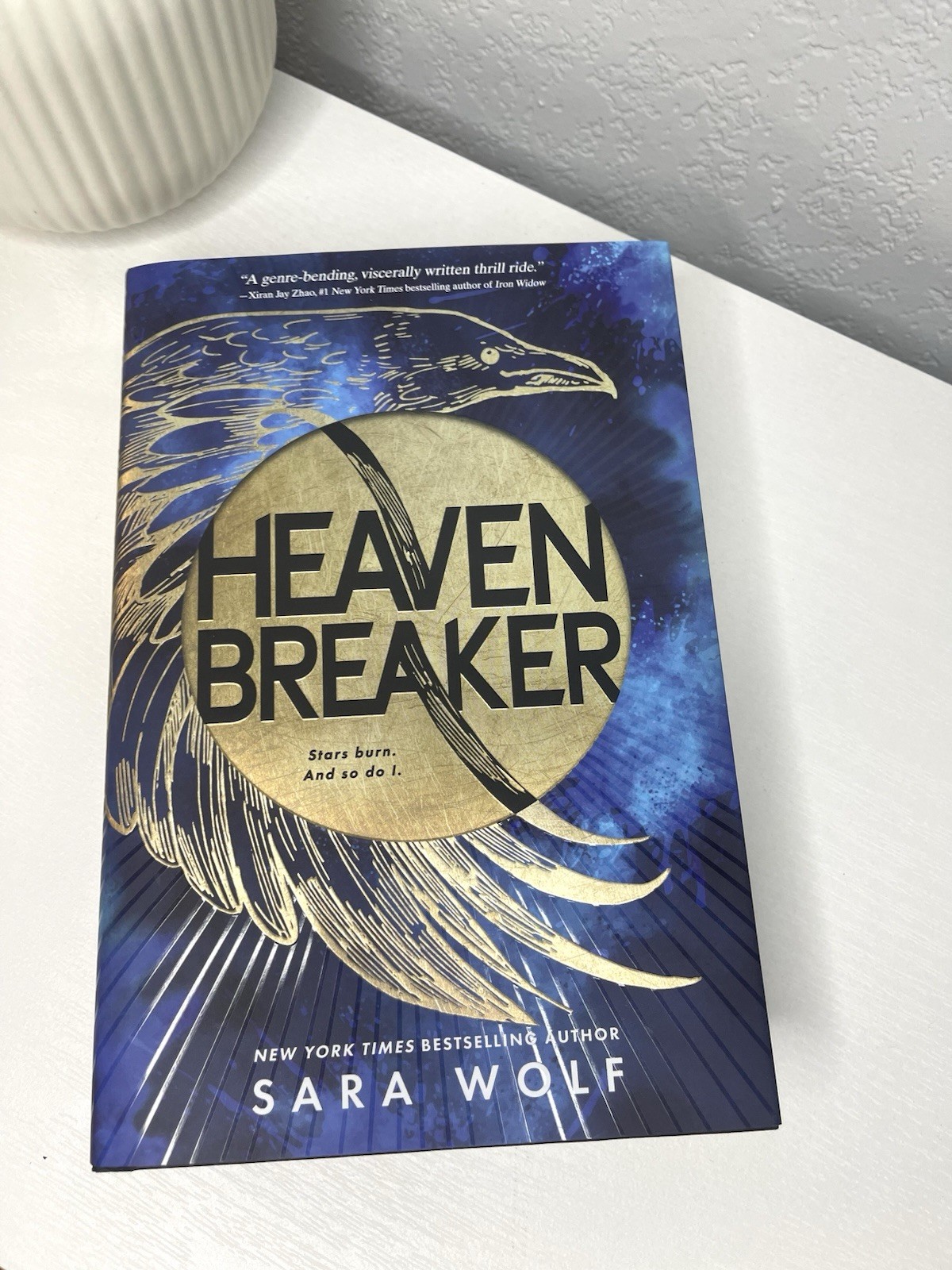Heaven Breaker by Sara Wolf (Hardcover 2024) PAINTED PAGES