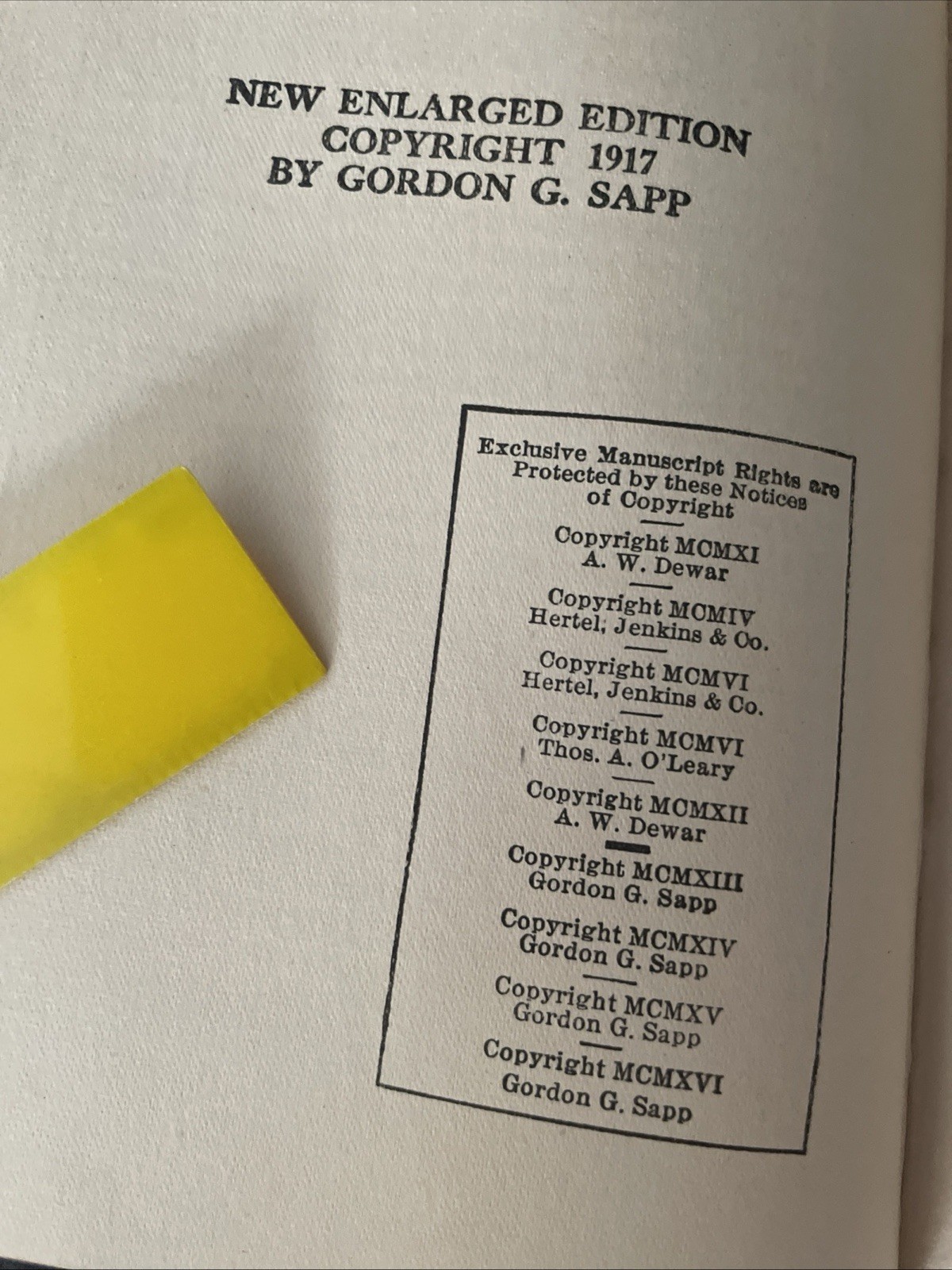 1917 “New Standard American Business Guide” by E. T. Roe Faux Leather Bound Book