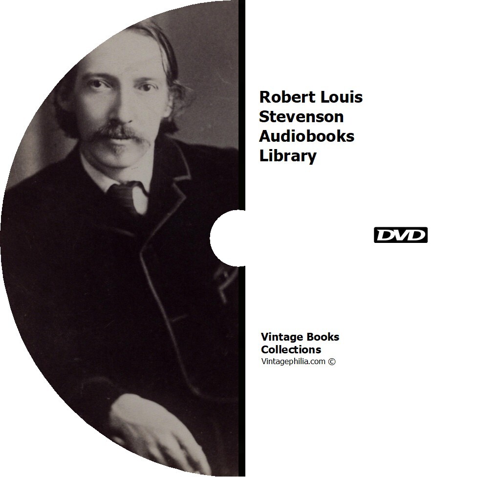 * ROBERT LOUIS STEVENSON COLLECTION * 65 AUDIOBOOKS on MP3 DVD * AUDIO BOOKS