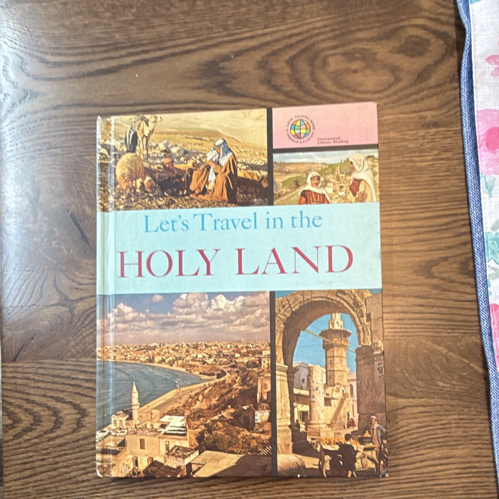Let’s Travel in the Holy Land HC David Roberts Children’s Press 1961 Illus