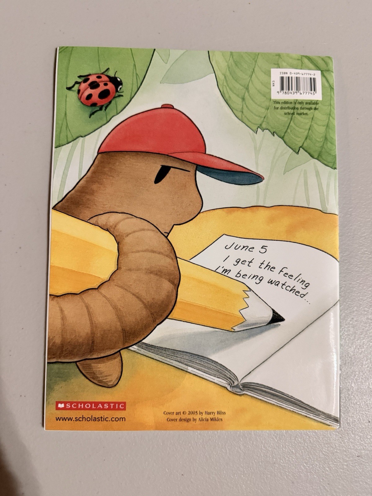 Diary of a Worm – Hardcover By Cronin, Doreen – GOOD