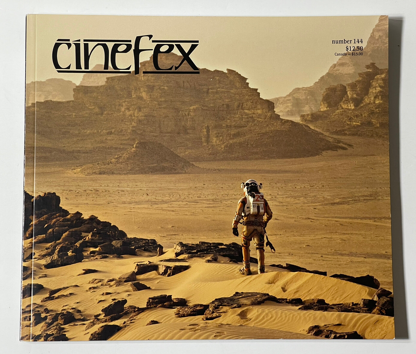 CINEFEX MAGAZINE DEC 2015 ISSUE #144 THE MARTIAN CRIMSON PEAK EVEREST Special FX