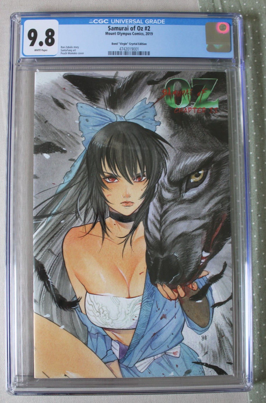 SAMURAI OF OZ #2 PEACH MOMOKO VARIANT CGC 9.8