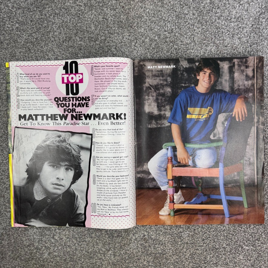 Super Teen Super-Size Pinups Magazine No 17 NKOTB Corey Haim Paula Abdul & Allen