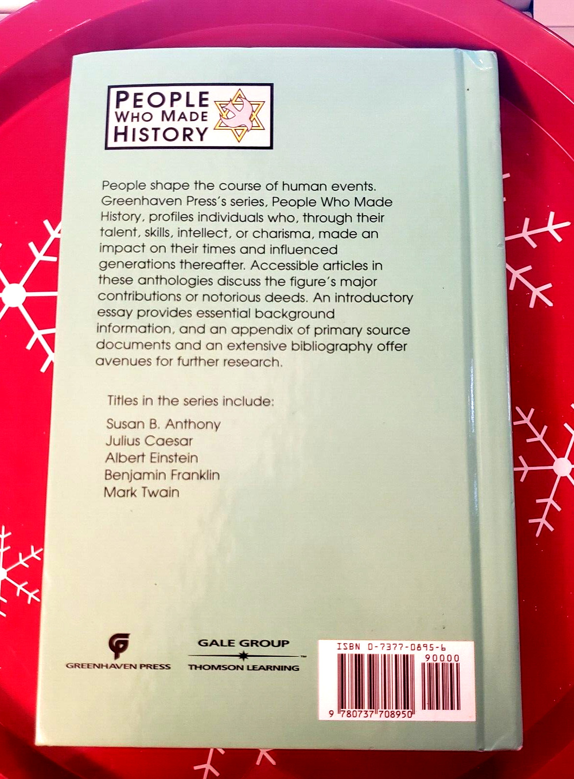 Oskar Schindler edited by Bruce Thompson People Who Made History HC 238 Pages