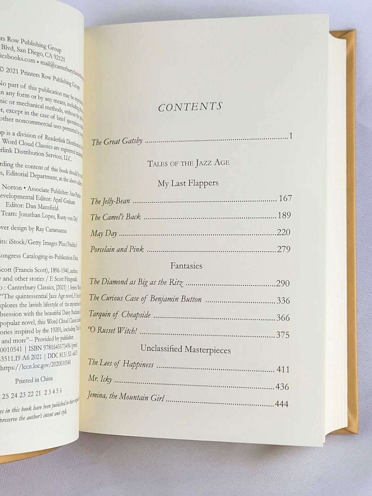 THE GREAT GATSBY & Stories by F. Scott Fitzgerald Flexi Bound Faux Leather NEW