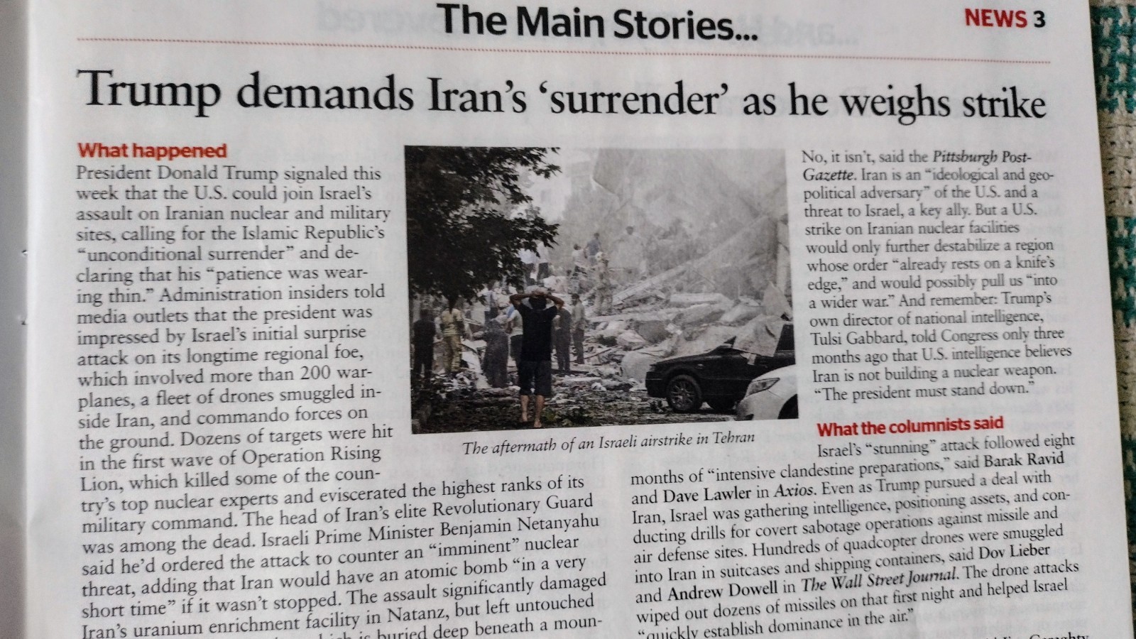 THE WEEK BEST of U.S.& INTERNATIONAL MEDIA IRAN ON THE BRINK June 27,2025