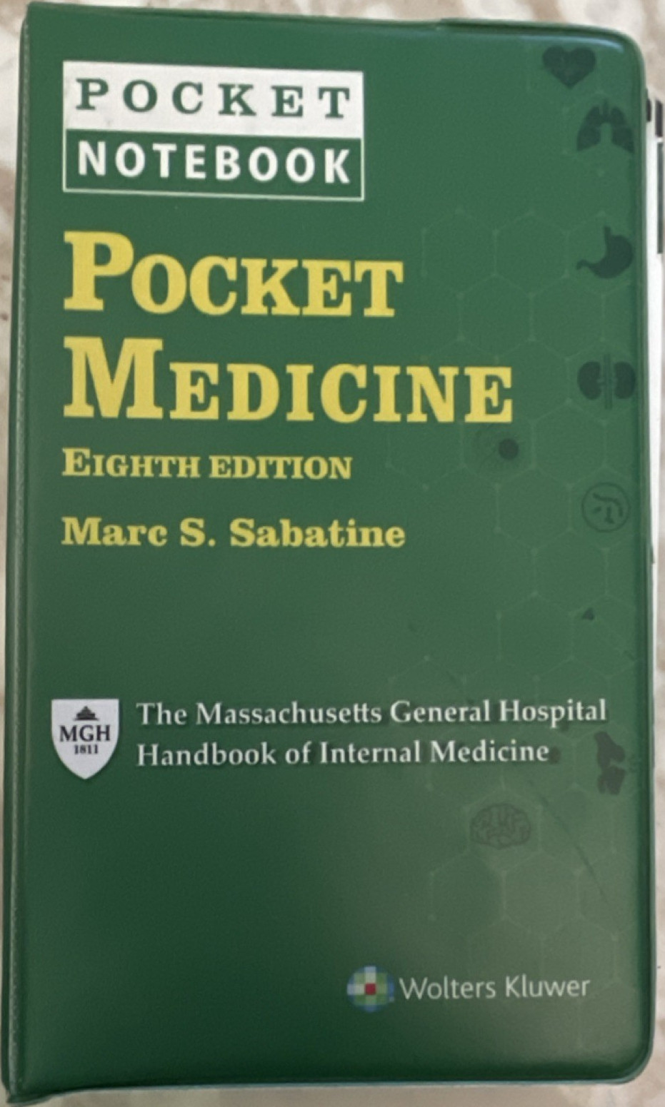 Wolters Kluwer Pocket Medicine 8th Ed Ringbound Sabatine Internal Med