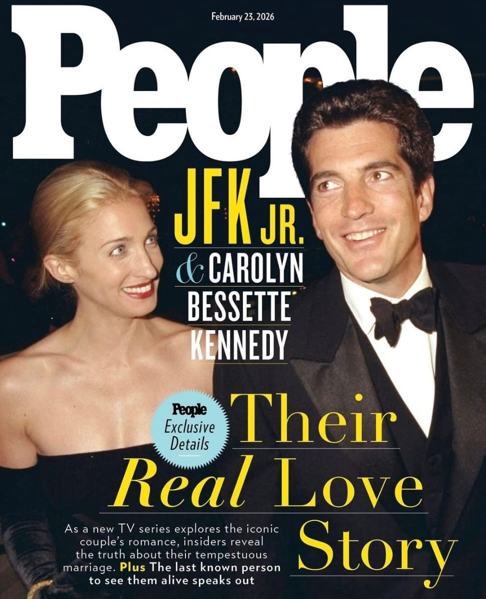 JOHN F KENNEDY JR – CAROLYN BESSETTE – PEOPLE MAGAZINE – FEBRUARY 2026 – NEW