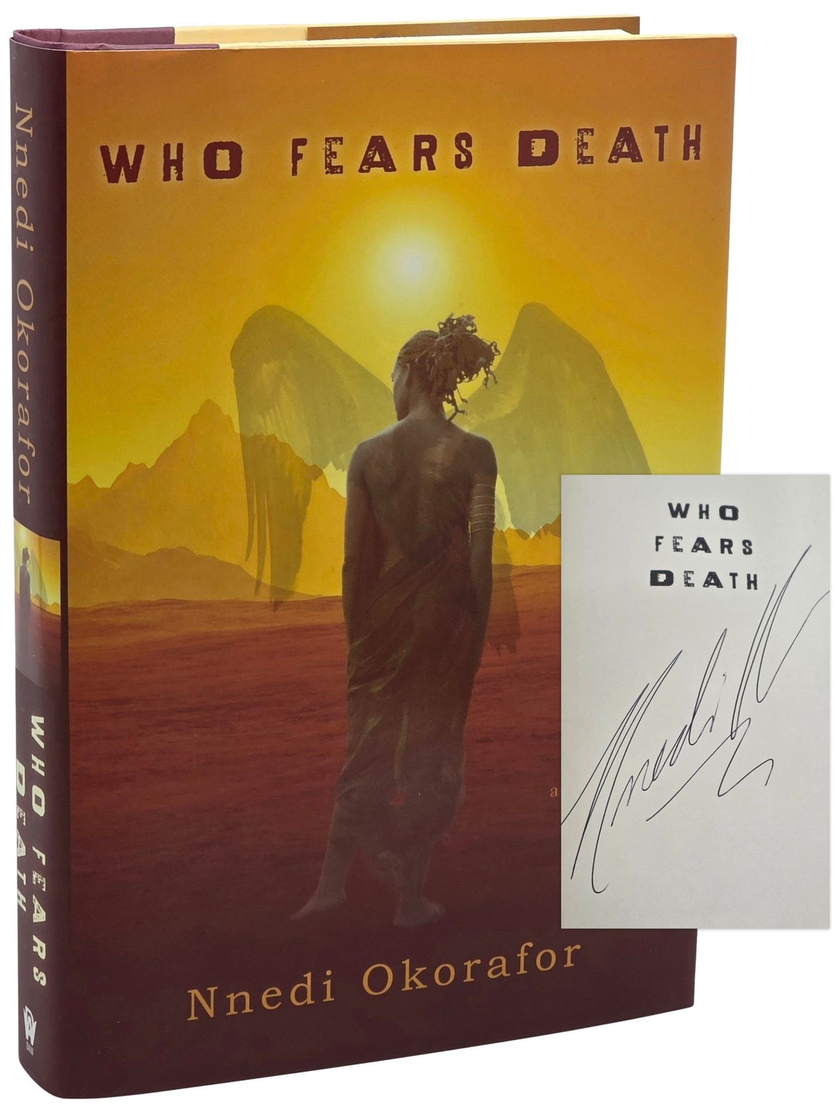 Nnedi Okorafor WHO FEARS DEATH Signed first edition 1st printing 2010 HC DJ F/F