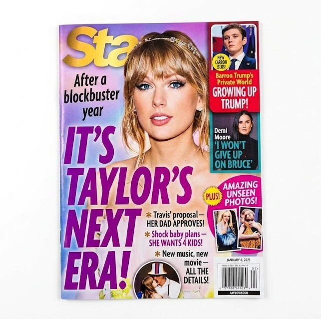 Star Magazine Jan 6 2025 Taylor Swift Next Era Barron Trump Demi Moore