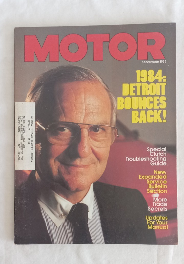 MOTOR Magazine September 1983 102 Pages Great Car repair Tips