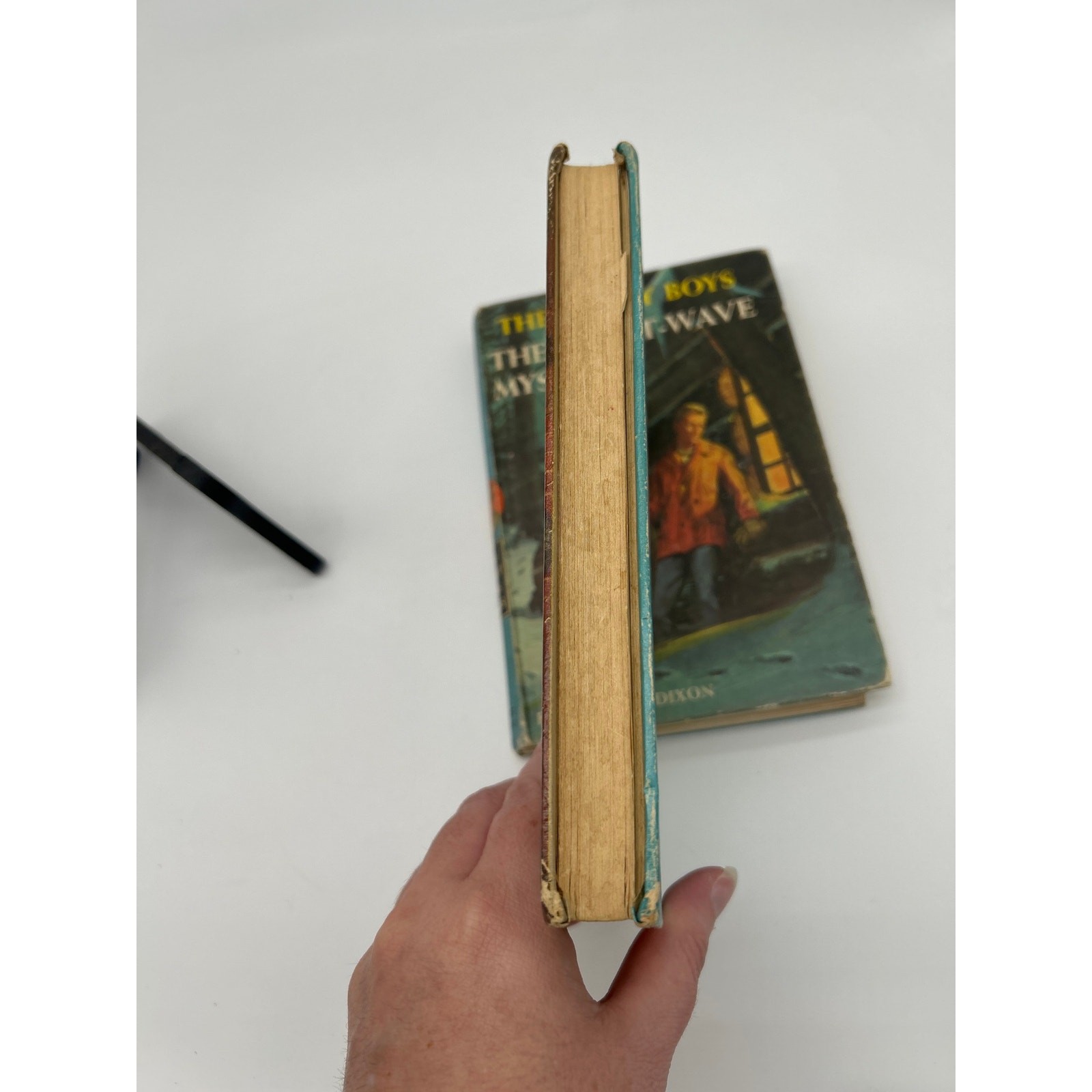 Vintage Hardy Boys Book Lot The Secret Panel 1946 & The Short-Wave Mystery 1966