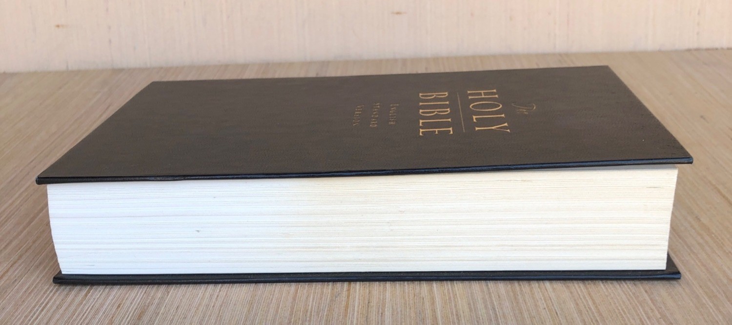 The Holy Bible English Standard Version ESV Crossway Black Hardcover Church Pew