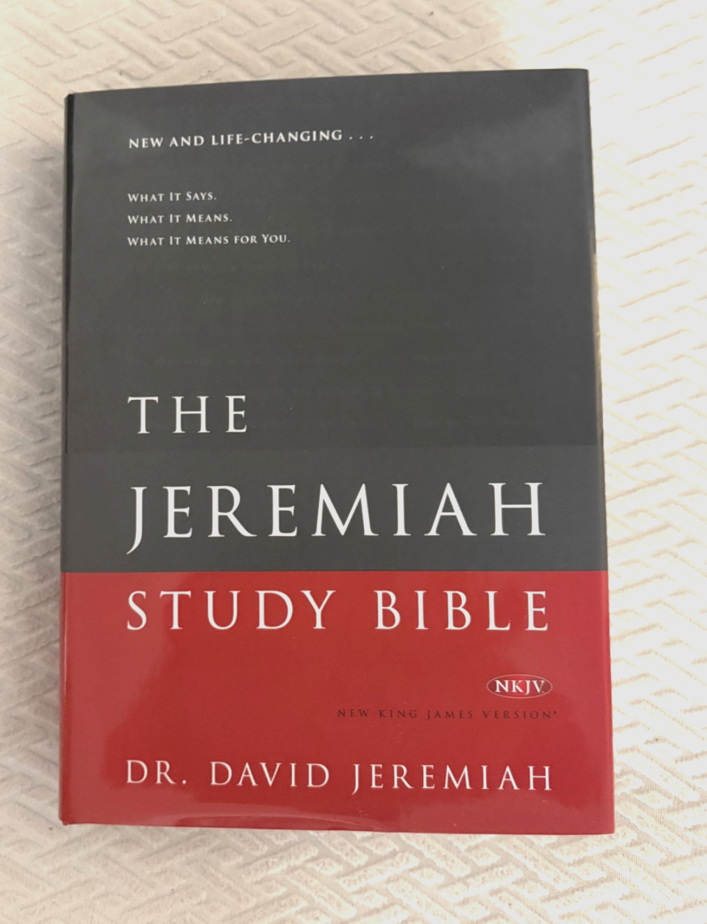 Jeremiah Study Bible-NKJV (Hardback or Cased Book) NEW